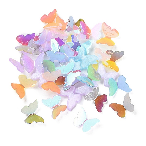 

PandaHall Resin Cabochons, Butterfly, Mixed Color, 8x10x2.5mm Resin Butterfly Multicolor