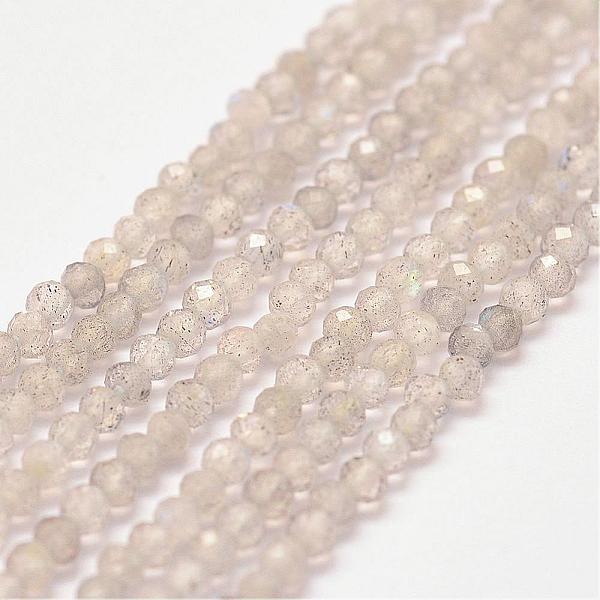 

PandaHall Natural Labradorite Bead Strands, Faceted, Rondelle, 2x1.5mm, Hole: 0.5mm, about 190pcs/strand, 15.2 inch Labradorite Rondelle