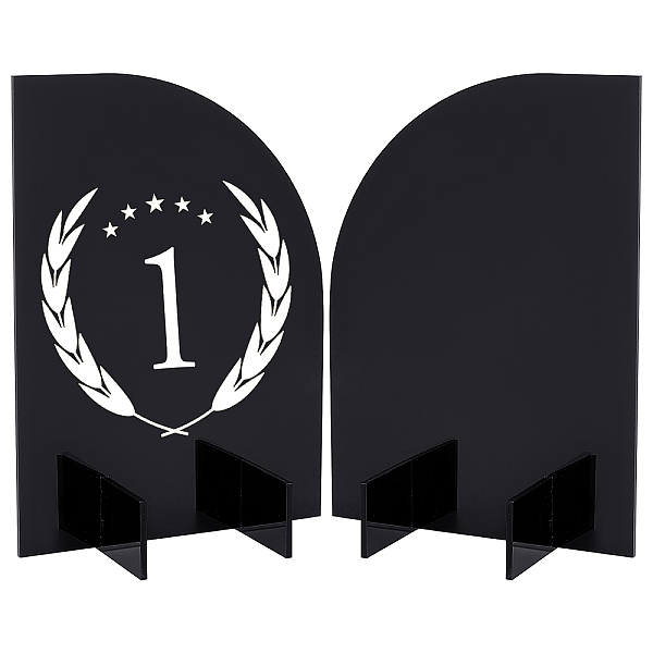 

PandaHall Acrylic Display Stands, Detachable, Sailboat-shaped, Black, Finished Product: 13x5x18cm, 3pcs/set Acrylic Black