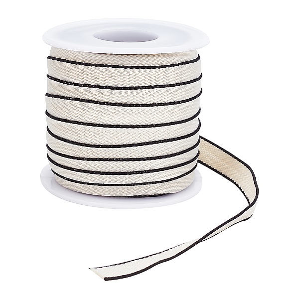 

PandaHall BENECREAT 20 Yards Polyester Ribbon, for Garment Accessories, with 1Pc Plastic Empty Spool, Wheat, Ribbon: 3/8 inch(10mm)..., Orange