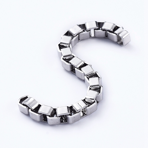 

PandaHall 304 Stainless Steel Venetian Chains, Box Chains, Unwelded, Stainless Steel Color, 4x4x2.5mm 304 Stainless Steel