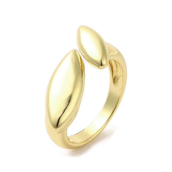 

PandaHall Rack Plating Brass Finger Ring, Cuff Ring, Long-Lasting Plated, Cadmium Free & Lead Free, Horse Eye, Real 18K Gold Plated, US Size...