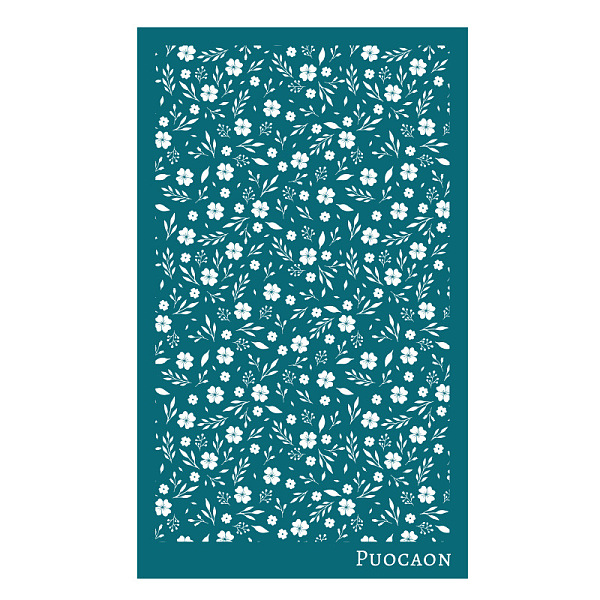 

PandaHall Reusable Polyester Screen Printing Stencil, for Painting on Wood, DIY Decoration T-Shirt Fabric, Flower Pattern, 15x9cm Polyester...