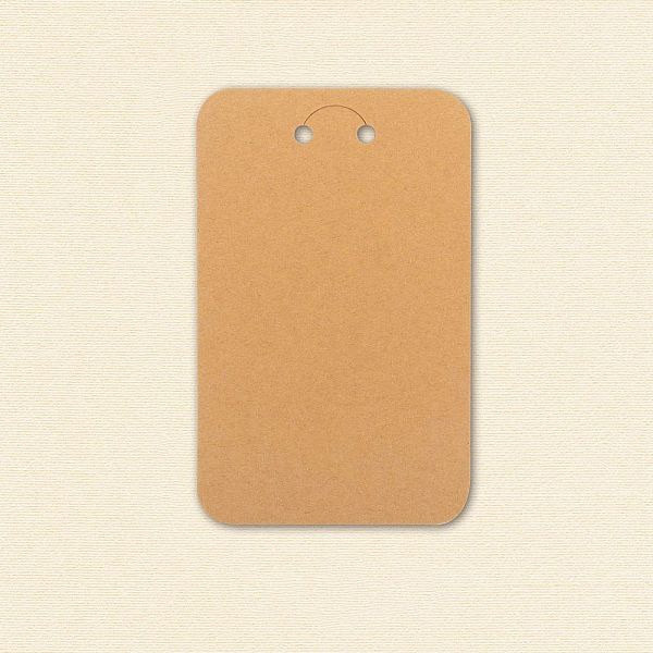 

PandaHall Paper Keychain Display Cards, Rectangle, Peru, 12.5x7.5cm Paper Rectangle Brown