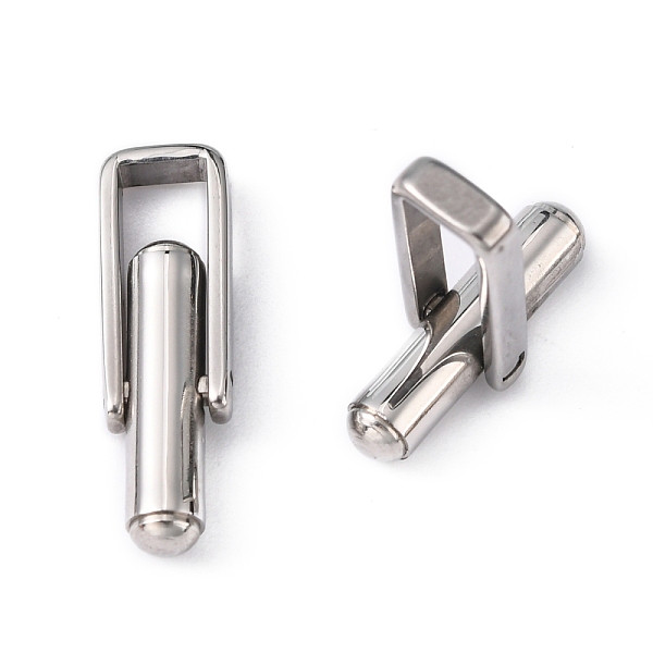 

PandaHall 304 Stainless Steel Cuffinks, 23x6mm Stainless Steel