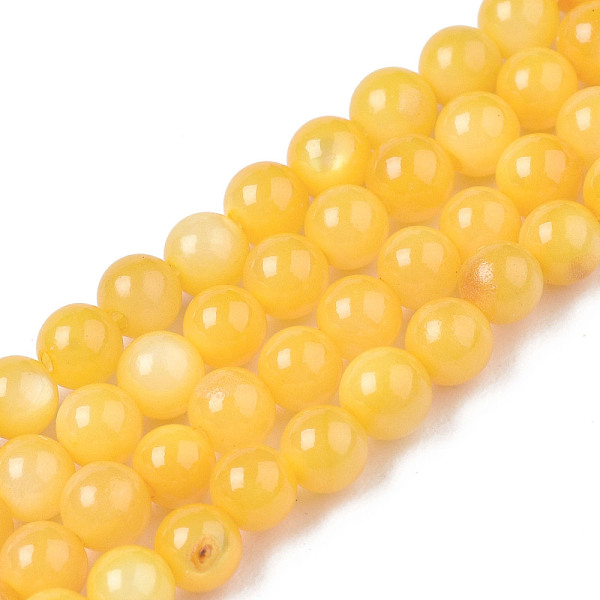 

PandaHall Natural Freshwater Shell Beads Strands, Dyed, Round, Orange, 2.5mm, Hole: 0.5mm, about 122~136pcs/strand, 14.57 inch~15.63 inch...