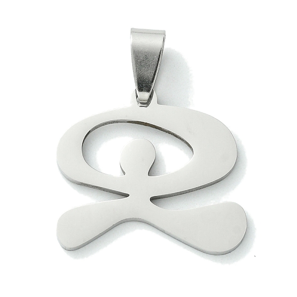 

PandaHall 201 Stainless Steel Pendants, Indalo Charm, Stainless Steel Color, 22x24x1.5mm, Hole: 8x4mm 201 Stainless Steel Human