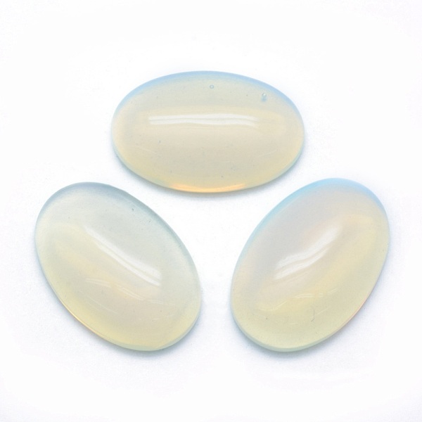 

PandaHall Opalite Cabochons, Oval, 30x20x7~7.5mm Opalite Oval