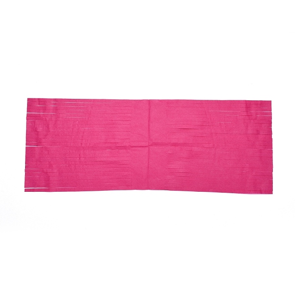 

PandaHall Paper Tassel Banner, with Cotton Cord, Hot Pink, 335mm Paper Pink
