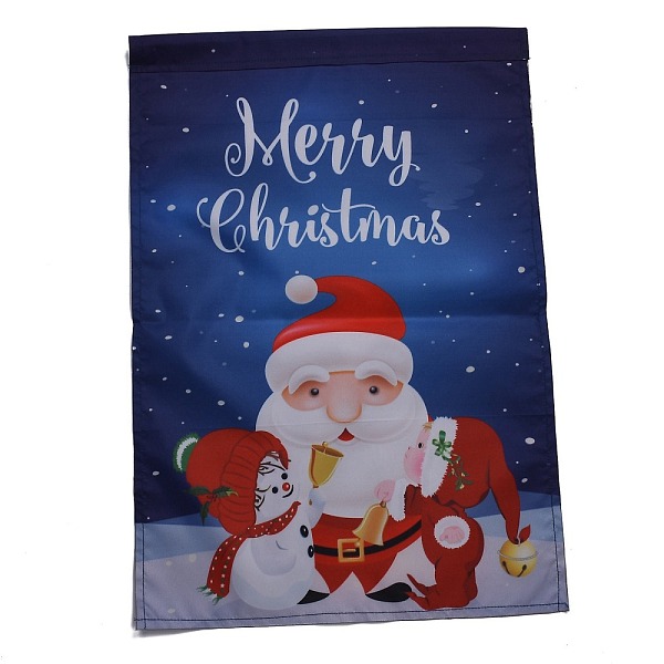 PandaHall Garden Flag for Christmas, Double Sided Polyester House Flags, for Home Garden Yard Office Decorations, Father Christmas with...