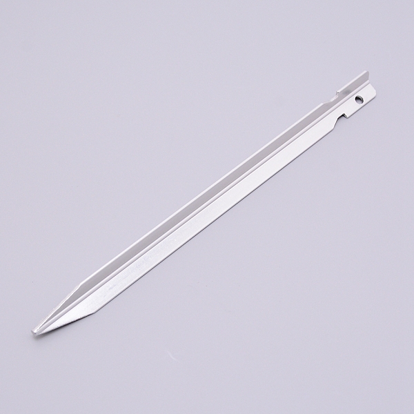 

PandaHall Aluminum Alloy Tent Stakes, Heavy Duty Ground Pegs, Lightweight Outdoor Tent Camping Spikes, Silver, 180x11x13mm, Hole: 4mm...