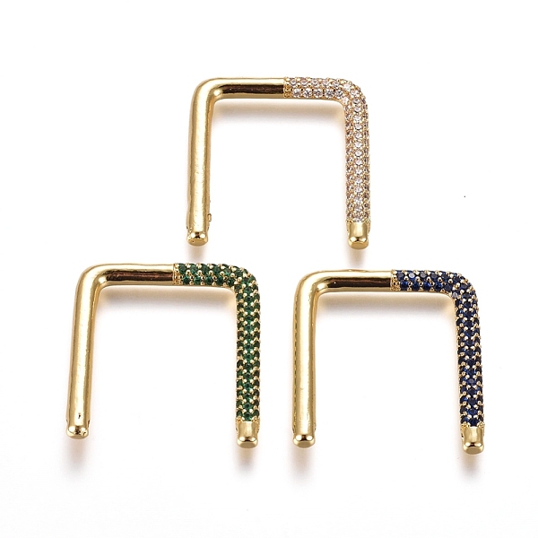 

PandaHall Brass Micro Pave Cubic Zirconia Pendants, Golden, Mixed Color, 31.5x28x3.5mm, Hole: 1.8mm Brass+Cubic Zirconia Others Multicolor