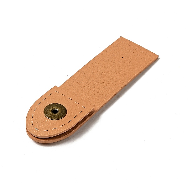

PandaHall Arch Cowhide Leather Sew on Purse Clasps, Brass Snap Button Bag Mouth Buckle, Suitcase Bag Anti-Theft Parts, Sandy Brown..., Orange