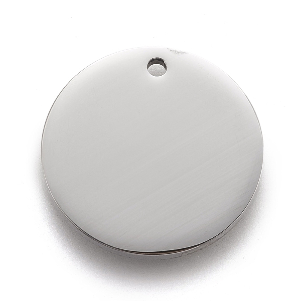 

PandaHall 316 Surgical Stainless Steel Pendants, ASL Pendants, Flat Round with Gesture Language, Stainless Steel Color, I Love You, 25x2mm...
