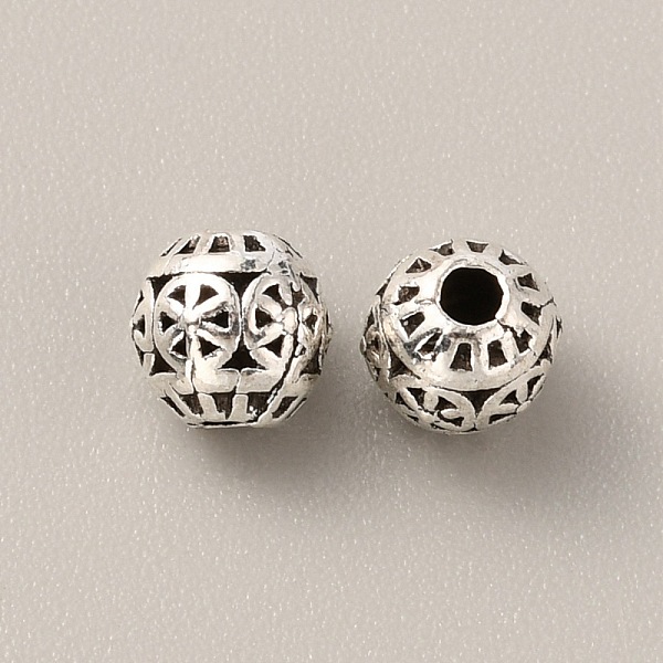 

PandaHall Tibetan Style Alloy Bead, Rondelle, Antique Silver, 5.5x5.5mm, Hole: 1.6mm, 100pcs/bag Alloy Rondelle