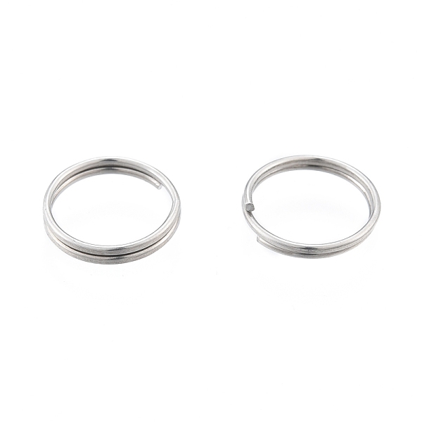 

PandaHall 304 Stainless Steel Split Rings, Double Loops Jump Rings, Stainless Steel Color, 7x1mm, Inner Diameter: 6mm, Single Wire: 0.6mm...