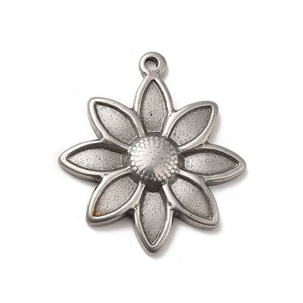 

PandaHall 304 Stainless Steel Pendant Enamel Settings, Flower, Stainless Steel Color, 32x28x4mm, Hole: 1.6mm 304 Stainless Steel Flower