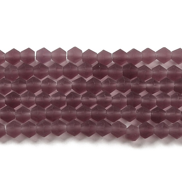 

PandaHall Imitate Austrian Crystal Frosted Glass Beads Strands, Grade AA, Faceted Bicone, Old Lace, 3x2.5mm, Hole: 0.7mm, about...