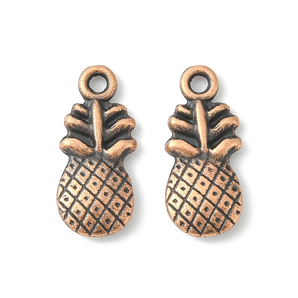 

PandaHall Pineapple Tibetan Style Alloy Pendants, Cadmium Free & Nickel Free & Lead Free, Red Copper, 19x9x3mm, Hole: 1mm, about...
