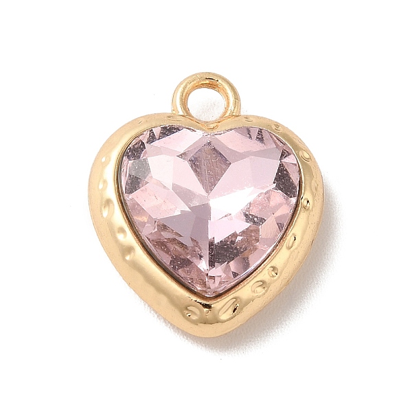 

PandaHall Rack Plating Alloy Pandants, with Glass, Nickel Free, Heart Charms, Golden, Purple, 16x13x5.5mm, Hole: 2mm Alloy+Glass Heart...