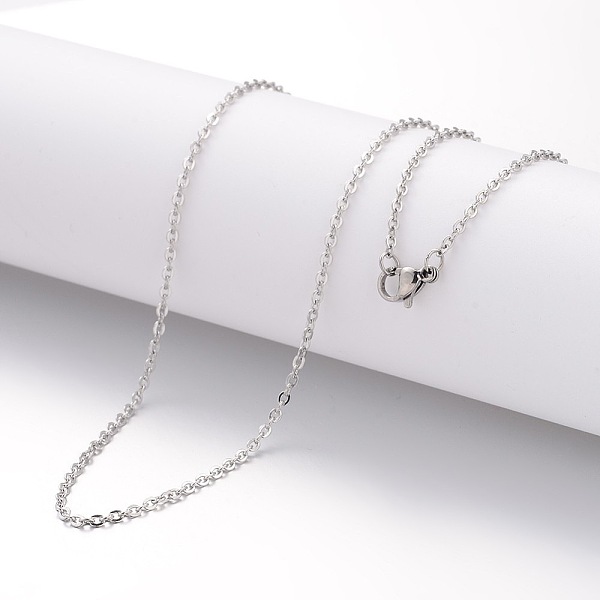 

PandaHall 304 Stainless Steel Cable Chain Necklaces, with Lobster Claw Clasps, Stainless Steel Color, 29.92 inch(76cm), 2mm 304 Stainless...