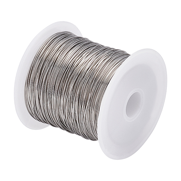 BENECREAT 24 Gauge(0.5mm) 75 Feet(23m) Tiger Tail Beading Wire 316 Stainless Steel Wire For Outdoor