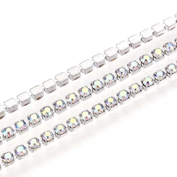 Iron Rhinestone Cup Chains