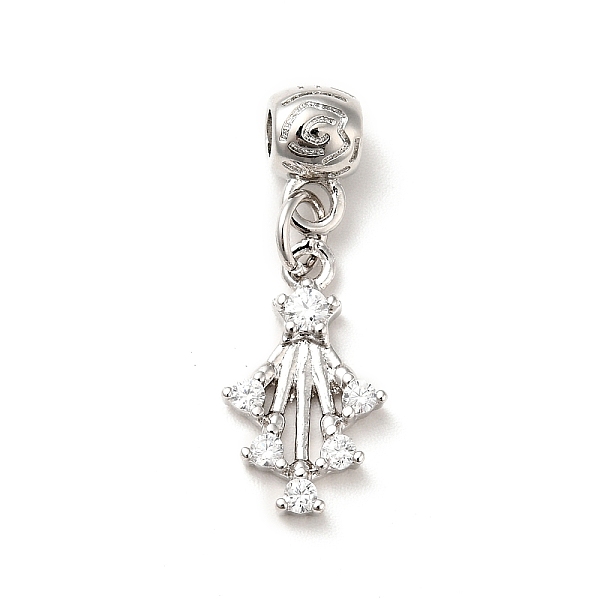 

PandaHall Rack Plating Brass Micro Pave Clear Cubic Zirconia Pendants, Long-Lasting Plated, Cadmium Free & Lead Free, Tree, Platinum, 27mm...