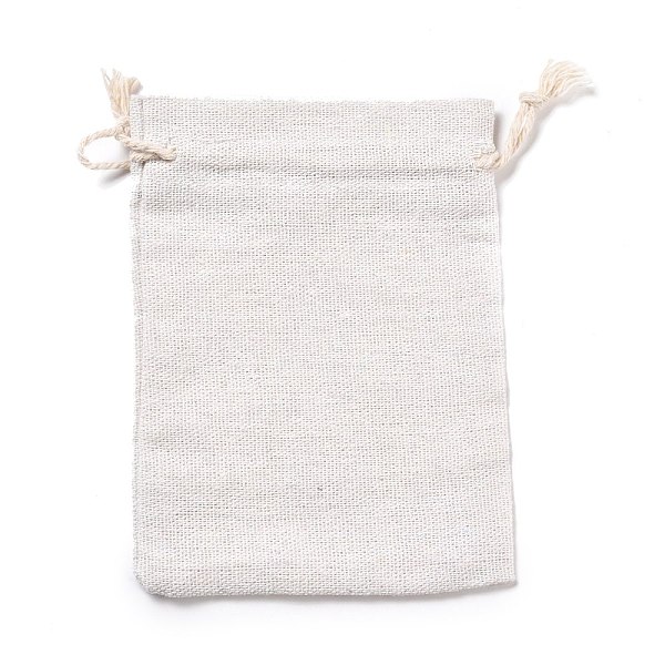 

PandaHall Halloween Cotton Cloth Storage Pouches, Rectangle Drawstring Bags, for Candy Gift Bags, Ghost Pattern, 13.8x10x0.1cm Cloth Ghost