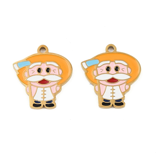 304 Stainless Steel Enamel Pendants