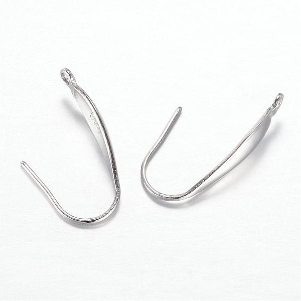 

PandaHall 316 Surgical Stainless Steel Earring Hooks, Ear Wire, with Vertical Loop, Stainless Steel Color, 20x4.5mm, Hole: 1.4mm, 21 Gauge...