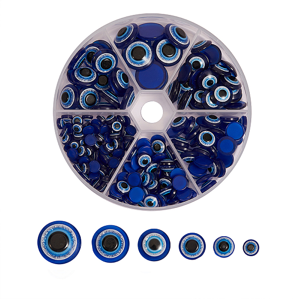 

PandaHall Resin Craft Eye, Doll Making Accessories, Flat Round, Blue, 6x3mm Resin Flat Round Blue