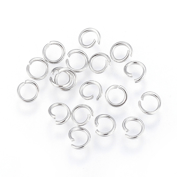 

PandaHall 304 Stainless Steel Open Jump Rings, Metal Connectors for DIY Jewelry Crafting and Keychain Accessories, Stainless Steel Color, 20...