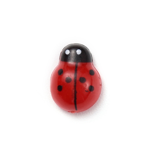 

PandaHall Plastic Cabochons, Ladybug, FireBrick, 13x9.5x5.8mm Plastic Ladybug Red