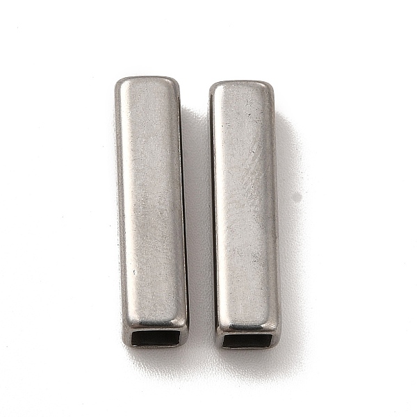 

PandaHall 304 Stainless Steel Beads, Rectangle, Stainless Steel Color, 20x5x5mm, Hole: 3.5x3.5mm 304 Stainless Steel Rectangle