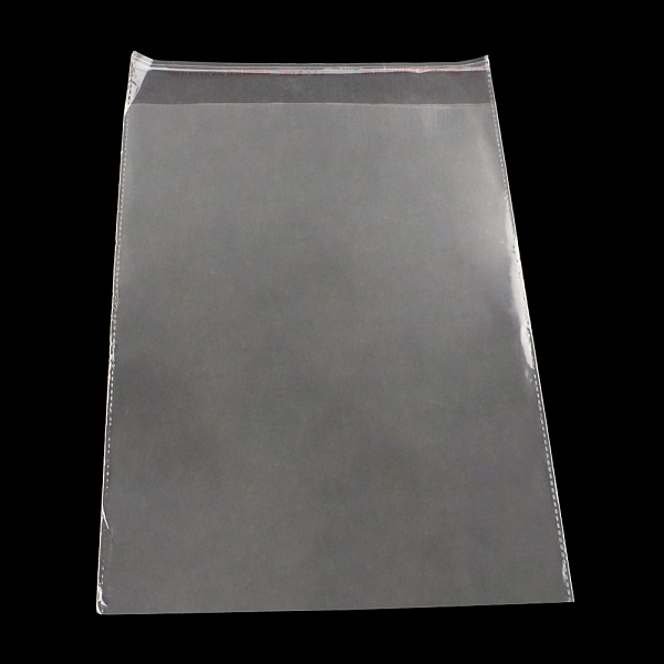 

PandaHall OPP Cellophane Bags, Rectangle, Clear, 37x24cm, Unilateral Thickness: 0.035mm, Inner Measure: 33x23cm OPP Cellophane Clear