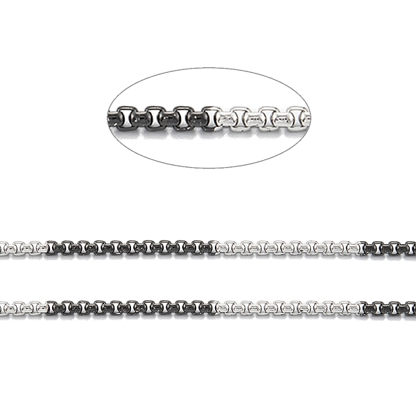 Ion Plating(IP) 304 Stainless Steel Box Chains
