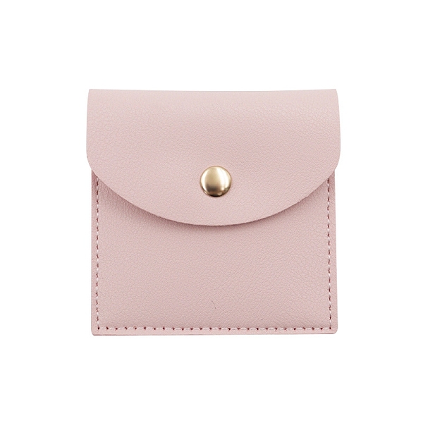 

PandaHall Square Microfiber Jewelry Storage Gift Bags, for Bracelet, Necklace, Ring, Misty Rose, 8x8cm Microfiber Square