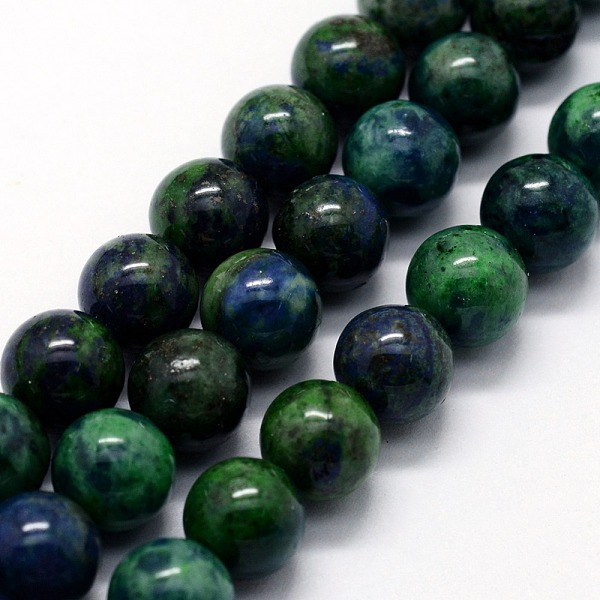 

PandaHall Natural Chrysocolla and Lapis Lazuli Beads Strands, Dyed, Round, 6mm, Hole: 0.8mm, about 63pcs/strand, 14.76 inch(37.5cm)...