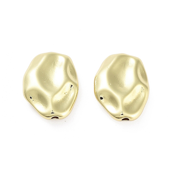 

PandaHall Rack Plating Brass Beads, Long-Lasting Plated, Lead Free & Cadmium Free, Nugget, Real 18K Gold Plated, 15.5x12x4.5mm, Hole: 1.4mm...