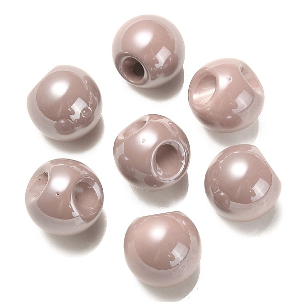 

PandaHall Opaque Acrylic Beads, Round Ball Bead, Top Drilled, Rosy Brown, 19x19x19mm, Hole: 3mm Acrylic Round