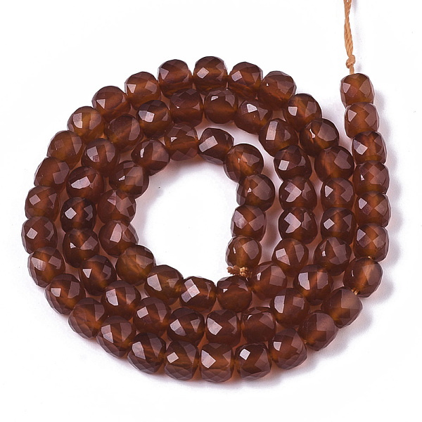 

PandaHall Natural Carnelian Beads Strands, Faceted, Cube, 5~5.5x5~5.5x5~5.5mm, Hole: 1.2mm, about 72pcs/strand, 14.96 inch(38cm) Carnelian...