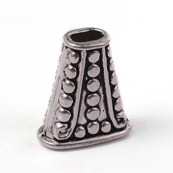 

PandaHall Tibetan Style Alloy Bead Cones, For Tassels Pendant, Apetalous, Lead Free & Cadmium Free, Antique Silver, 18.5x17x8.5mm, Hole...