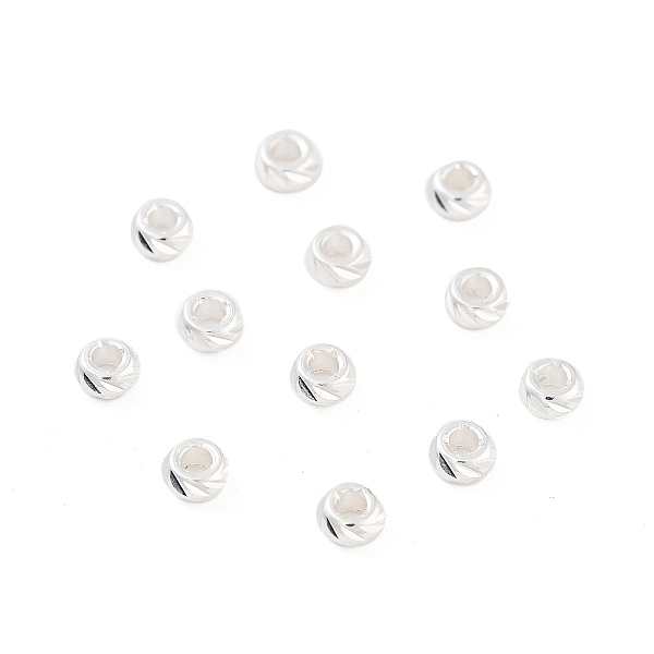 

PandaHall Brass Beads, Cadmium Free & Lead Free, Flat Round, 925 Sterling Silver Plated, 3x1.5mm, Hole: 1.2mm Brass Flat Round