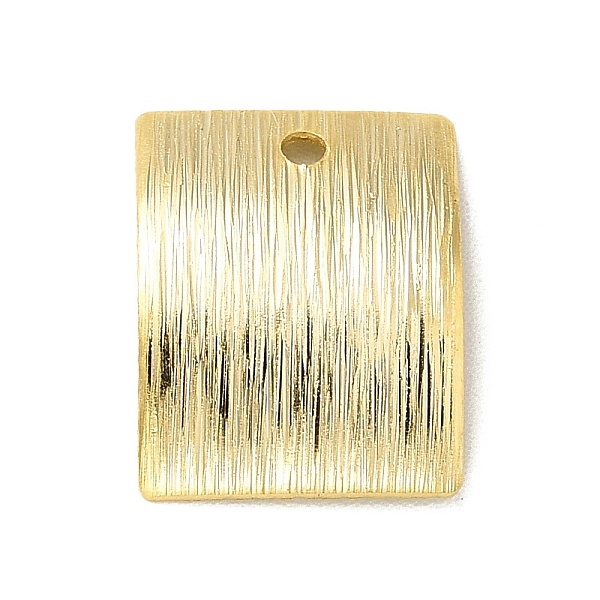 

PandaHall Brass Pendants, Long-Lasting Plated, Cadmium Free & Lead Free, Rectangle, Real 24K Gold Plated, 14x11x0.6mm, Hole: 1.4mm Brass...