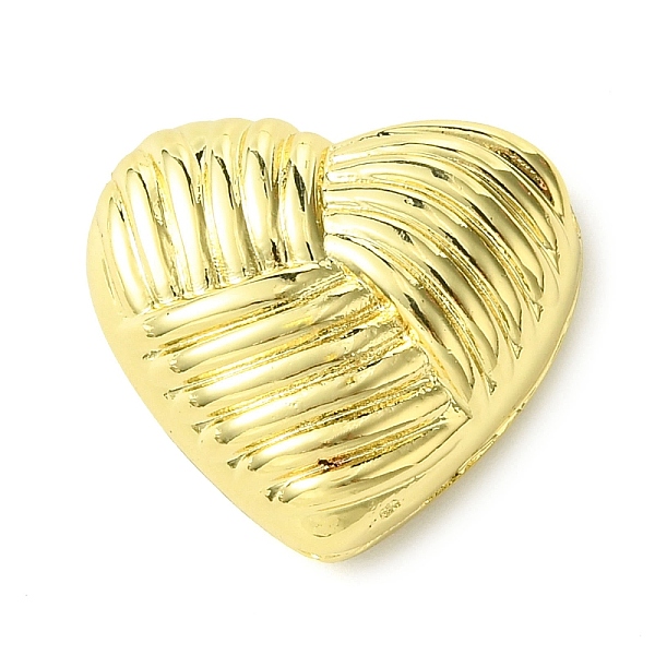 

PandaHall Rack Plating Brass European Beads, Long-Lasting Plated, Lead Free & Cadmium Free, Large Hole Beads, Heart, Real 18K Gold Plated...