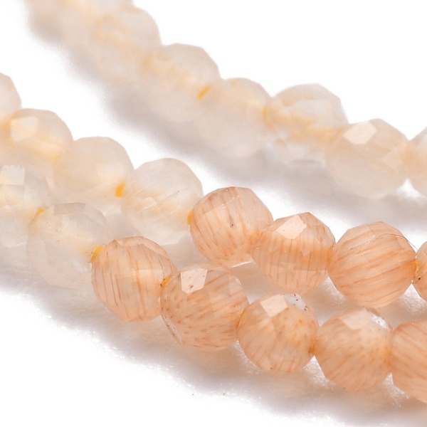 

PandaHall Cat Eye Beads Strands, Faceted, Dyed & Heated, Round, Sandy Brown, 2mm, Hole: 0.6mm, about 190pcs/strand, 14.49''(36.8cm) Glass...