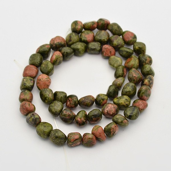 Chapelets De Perles En Unakite Naturelle