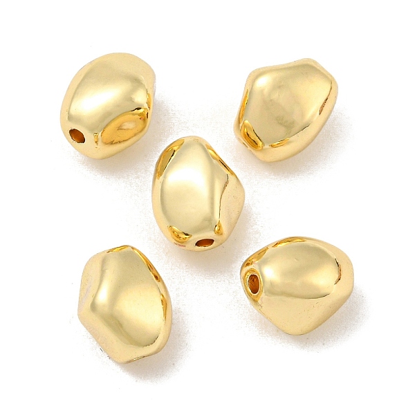 

PandaHall Alloy Beads, Nuggets, Golden, 8x7x6.5mm, Hole: 1.2mm Alloy Nuggets