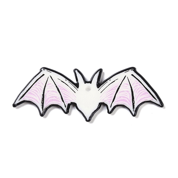 

PandaHall Halloween Acrylic Pendants, Bat, 20.5x53x2.5mm, Hole: 2mm Acrylic Bat
